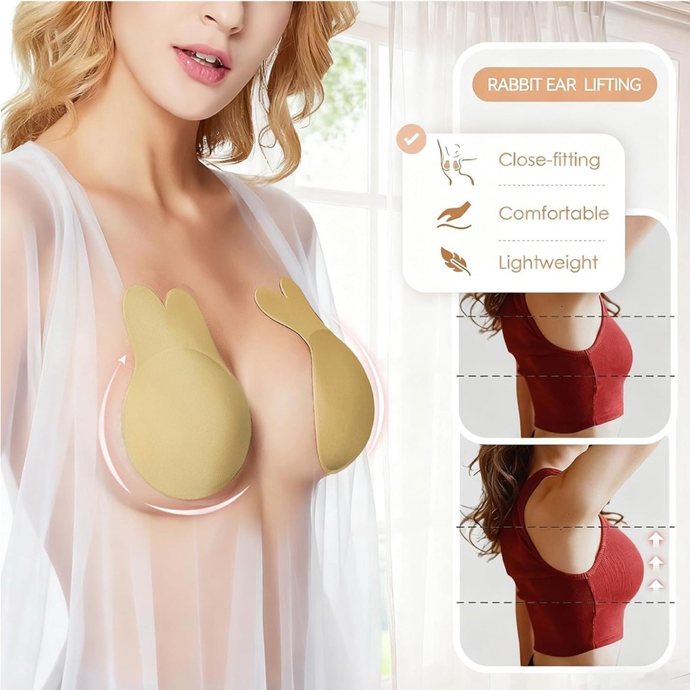 3/$15 Adhesive Strapless Bra PushUp Backless